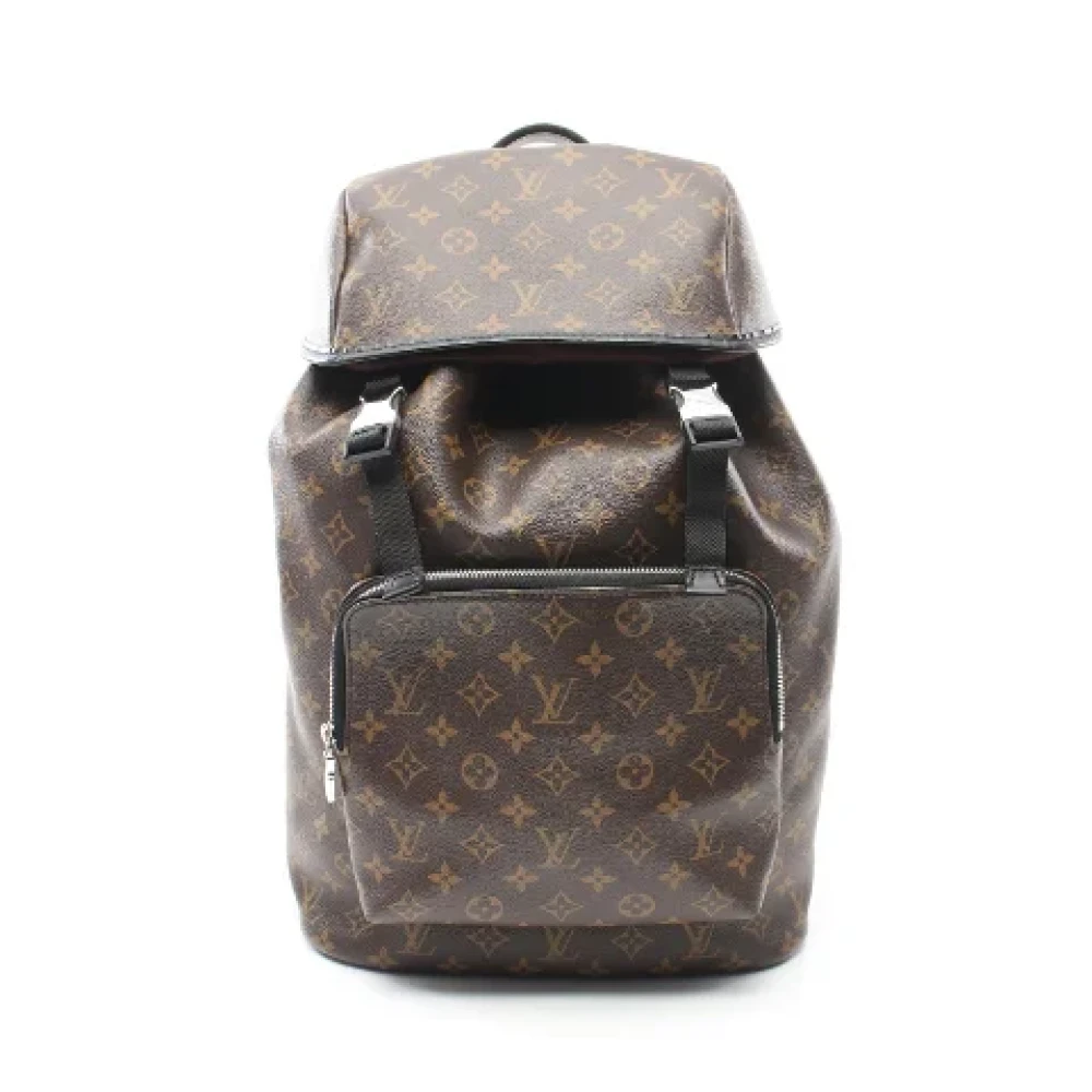 Louis Vuitton Vintage Pre-owned Canvas backpacks Brown Dames