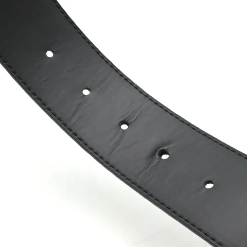 Louis Vuitton Vintage Pre-owned Leather belts Black Heren