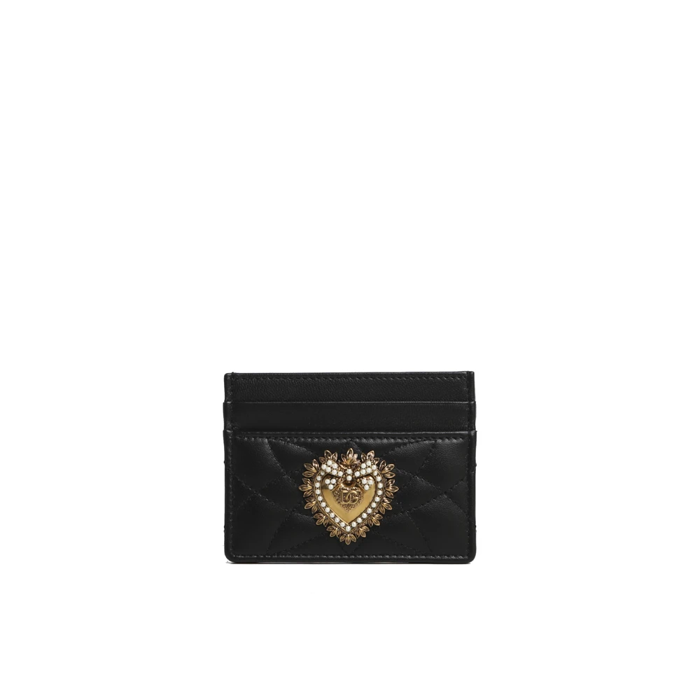 Dolce & Gabbana Zwarte Kaarthouder Black Dames