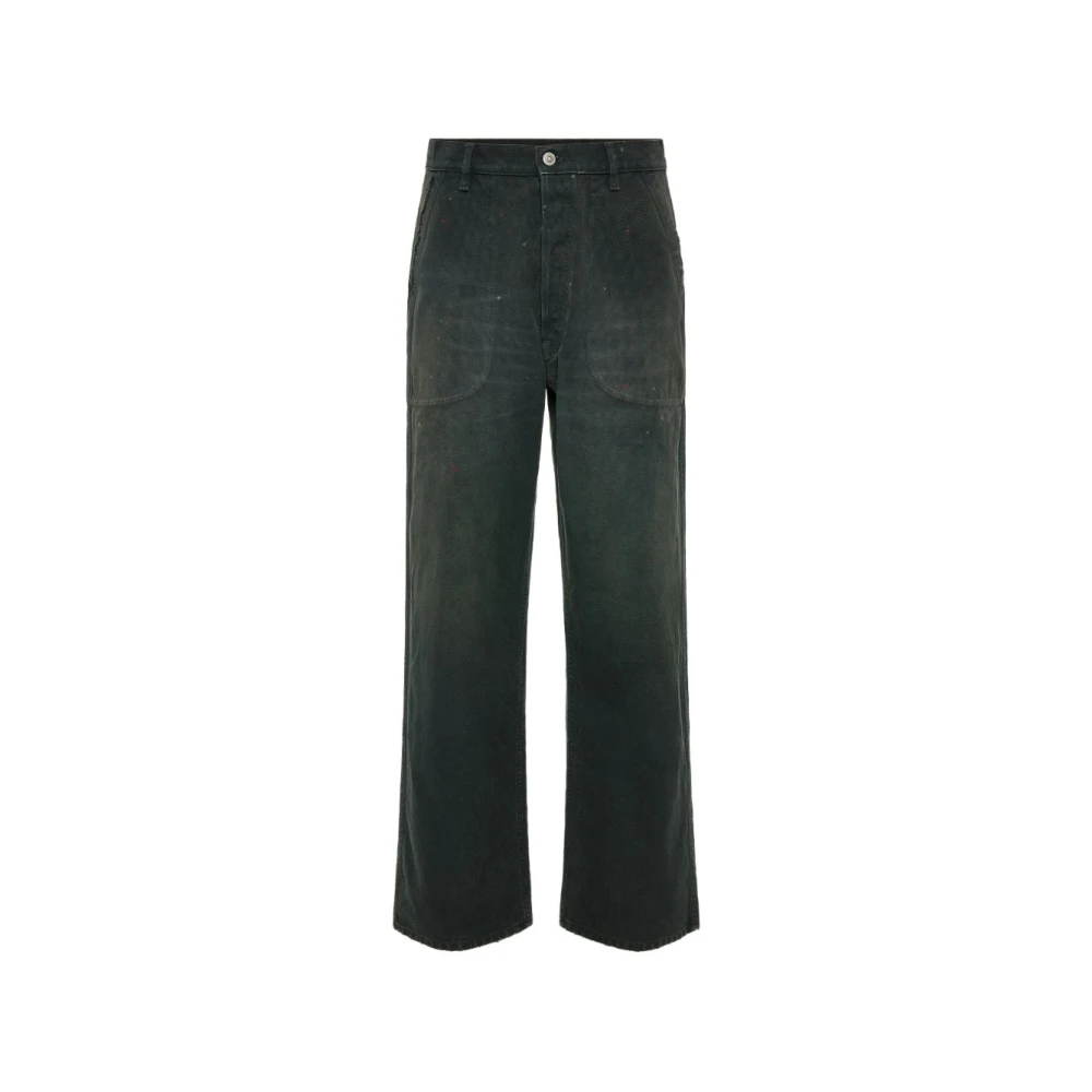 Maison Margiela , Straight Fit Jeans, Male, Gray, M, Straight Jeans