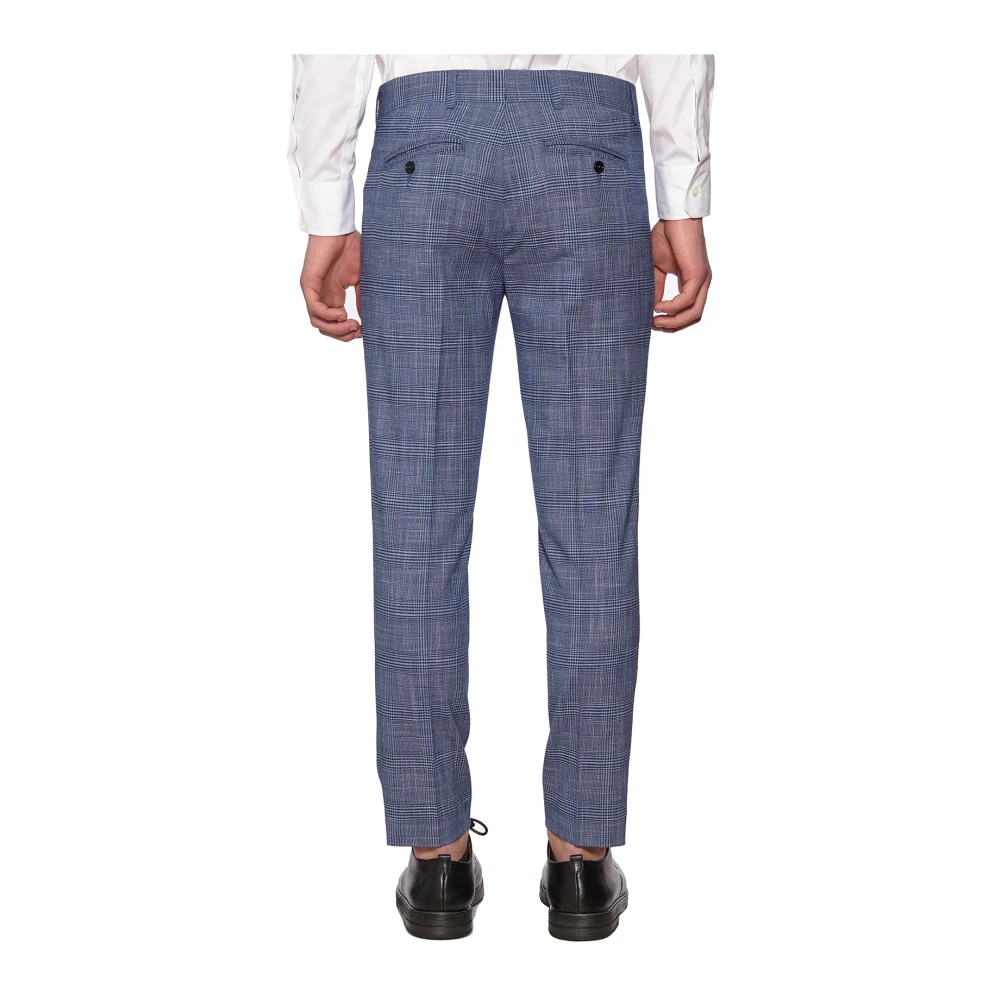 Daniele Alessandrini Geruite Broek voor Mannen Blue Heren
