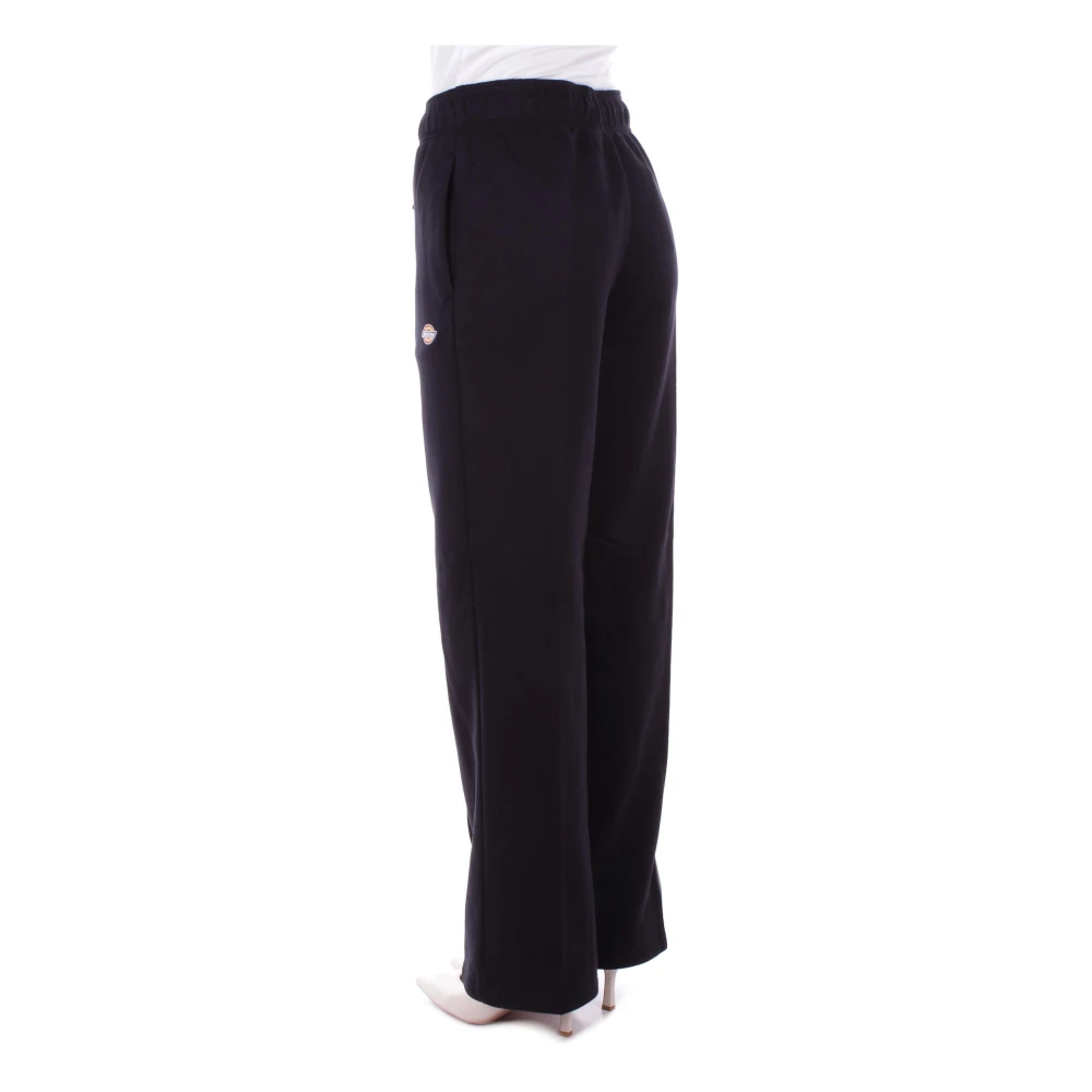 Dickies Zwarte Broek met Verstelbaar Koord Black Dames