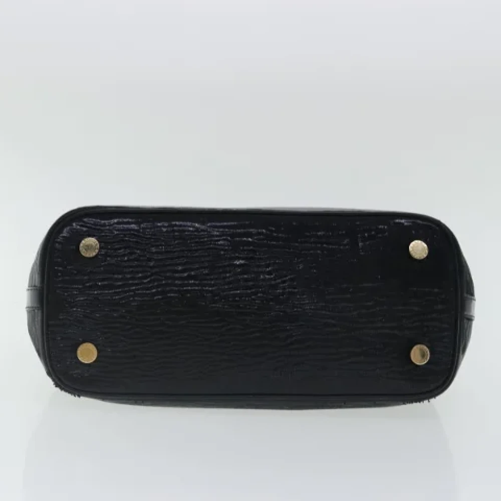 Bvlgari Vintage Pre-owned Canvas handbags Black Dames