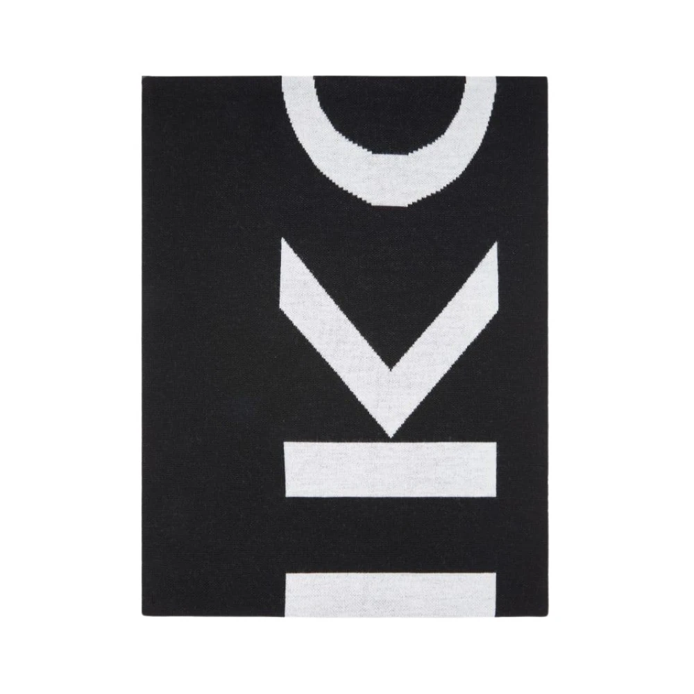 Pinko Women's Black Winter Scarves, One Size, Serbia Scarf