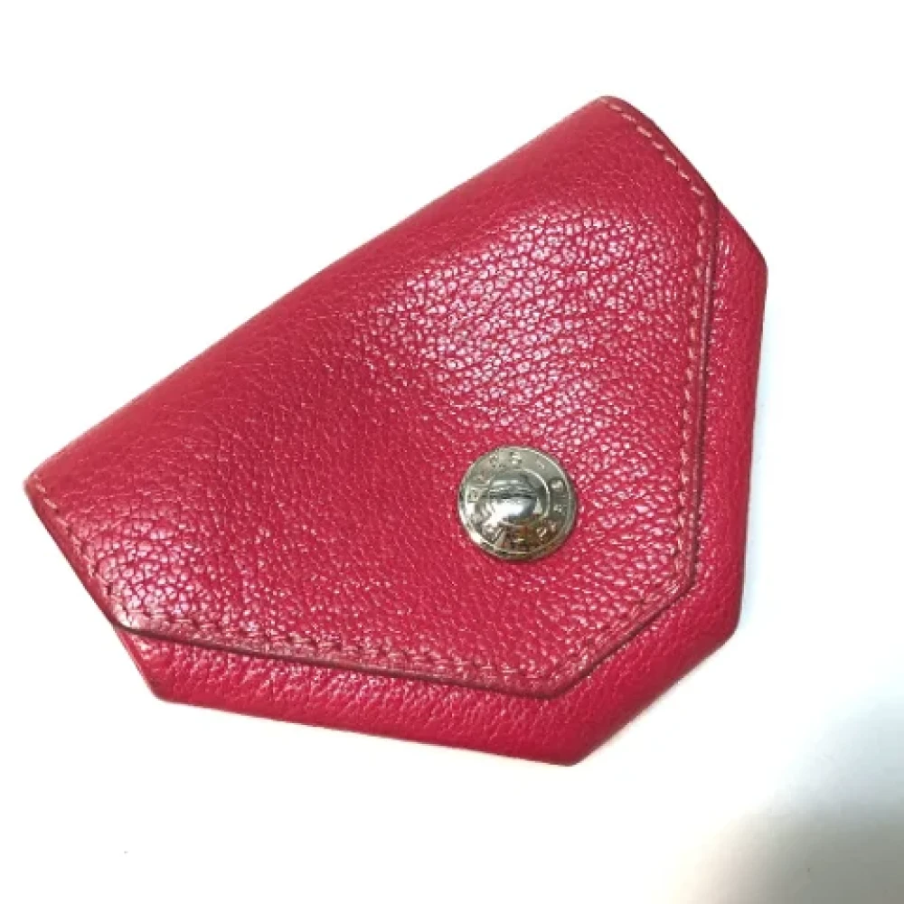 Hermès Vintage Pre-owned Leather wallets Pink Dames