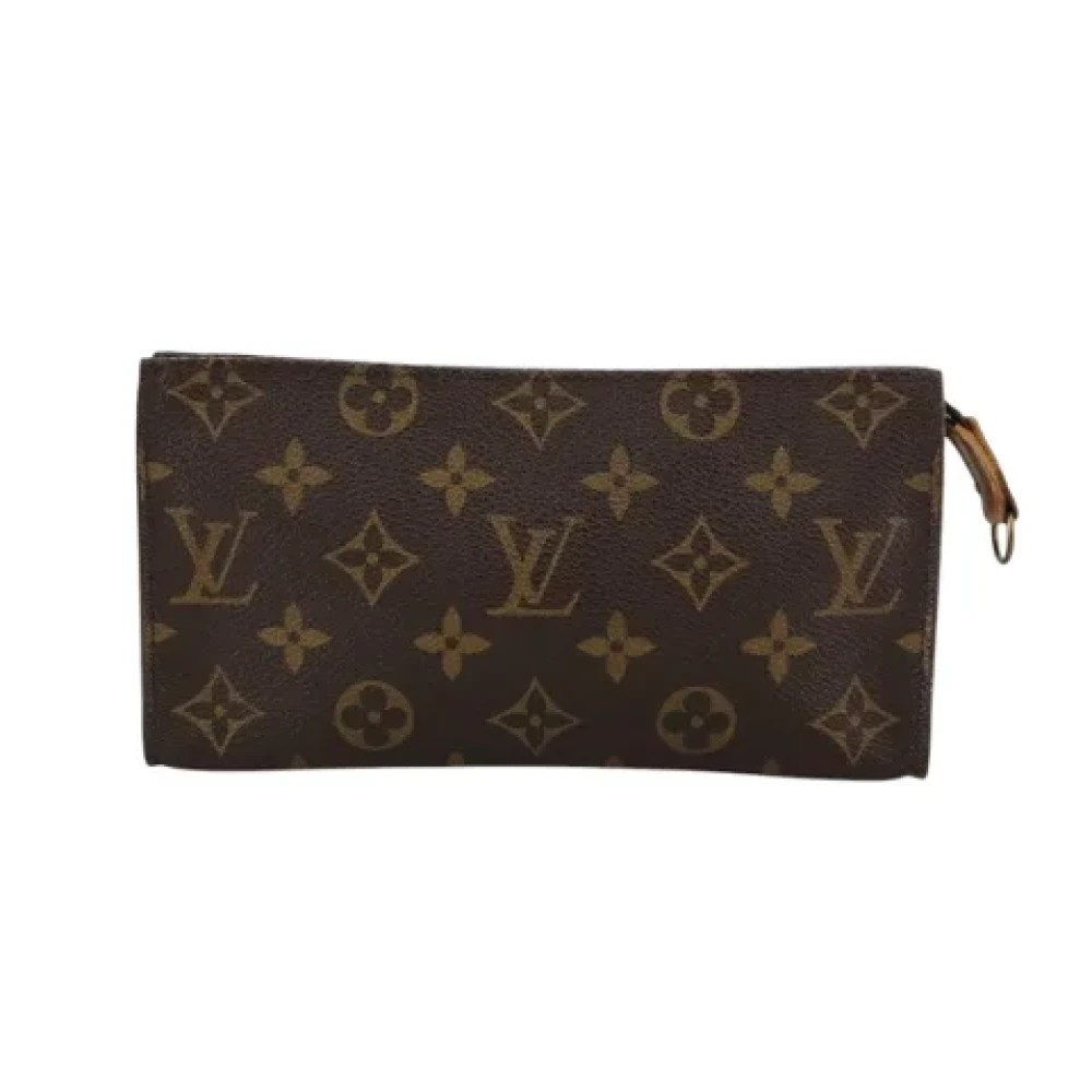 Louis Vuitton Vintage Pre-owned Canvas pouches Brown Dames