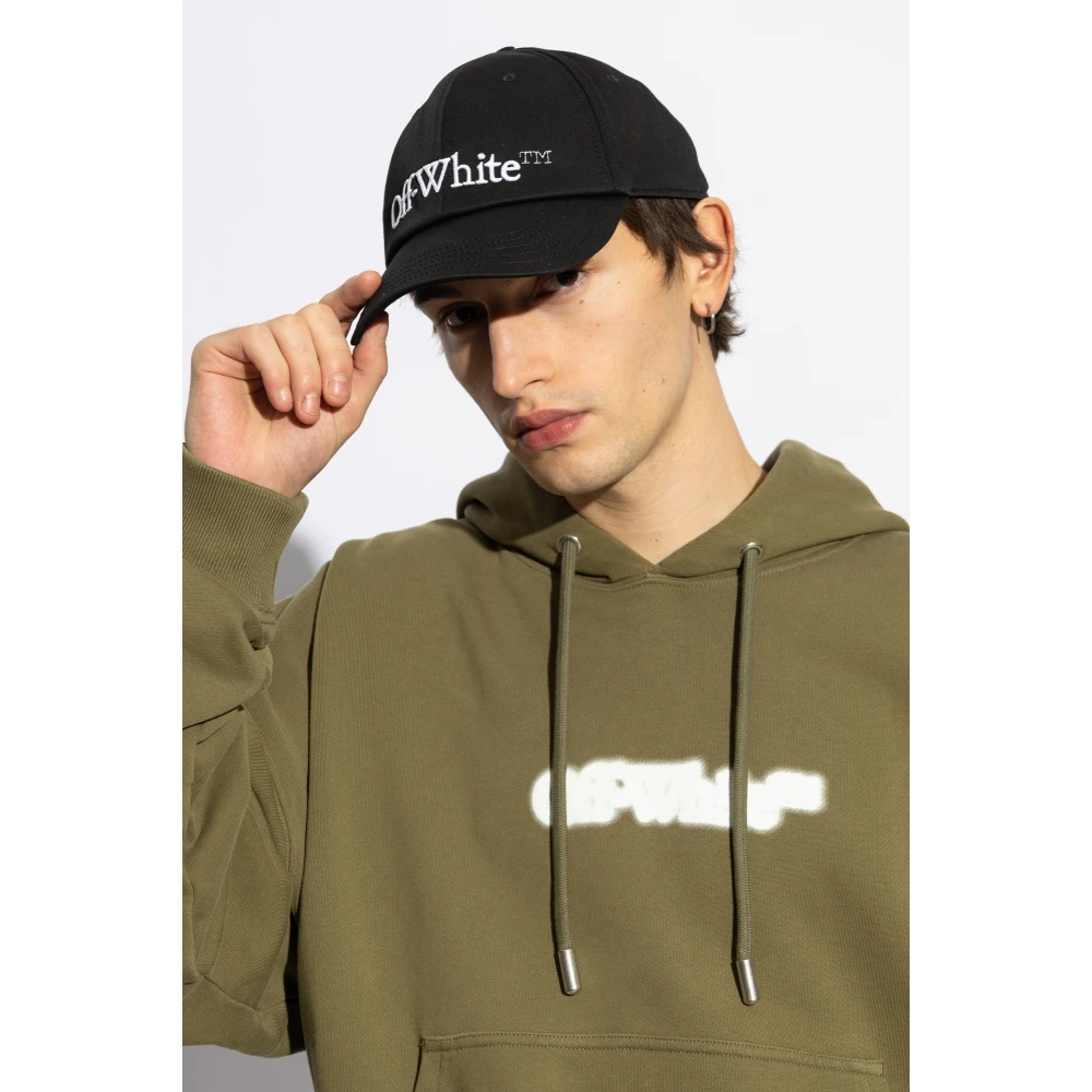 Off White Baseballpet Black Heren