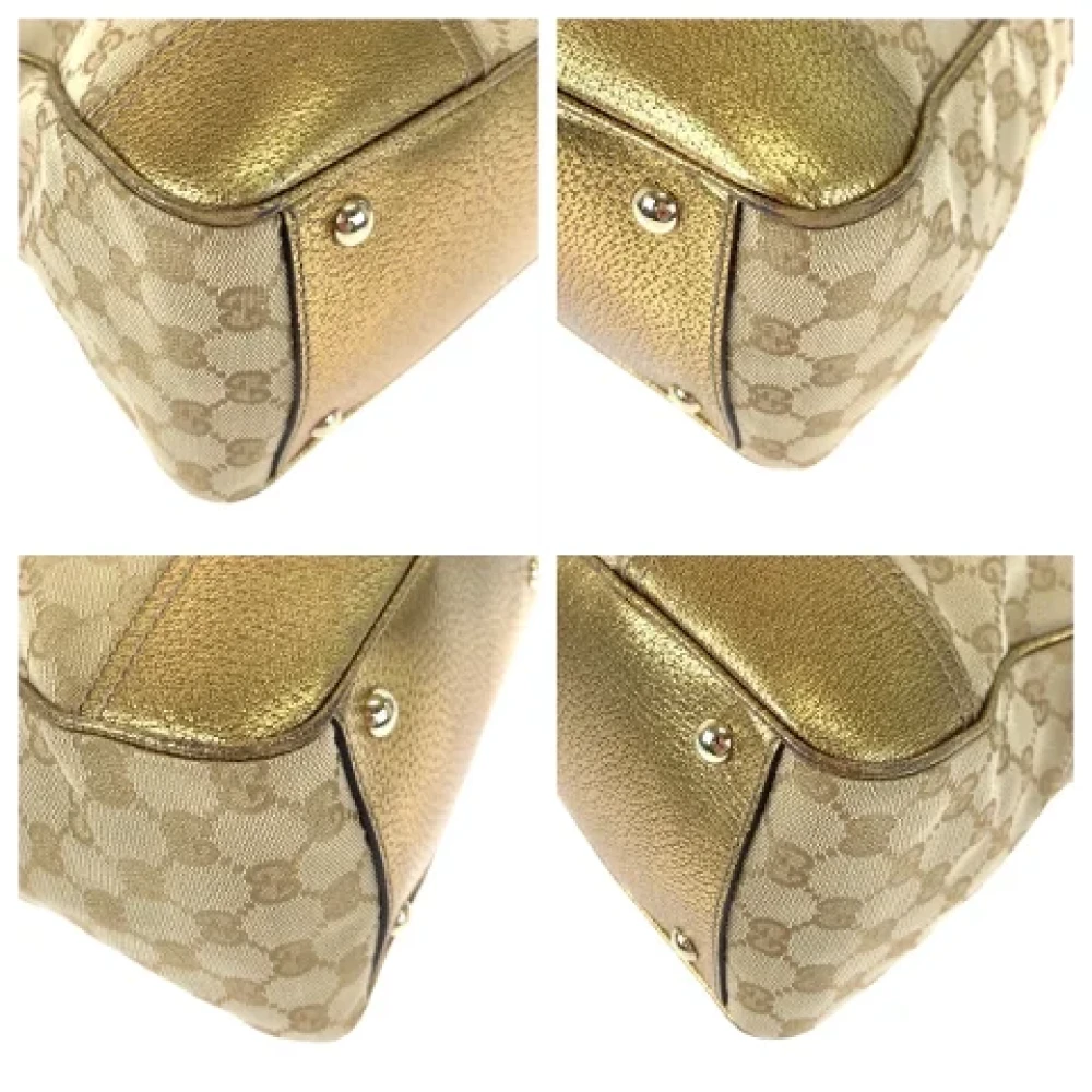 Gucci Vintage Pre-owned Canvas totes Yellow Dames