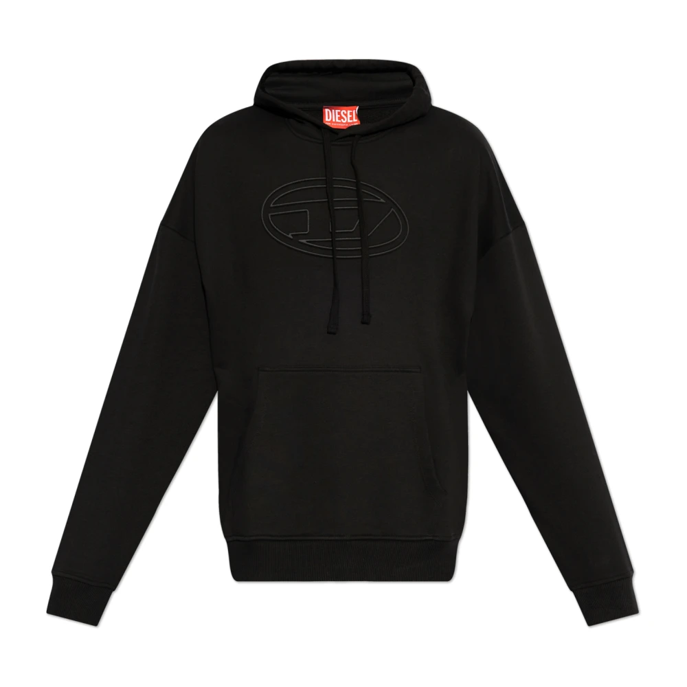 Diesel Sweatshirt S-Ummer-Bigoval Black Unisex