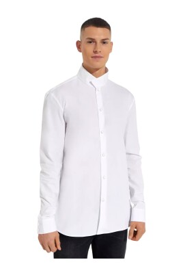 chemise-blanche-col-montant-coupe-classique