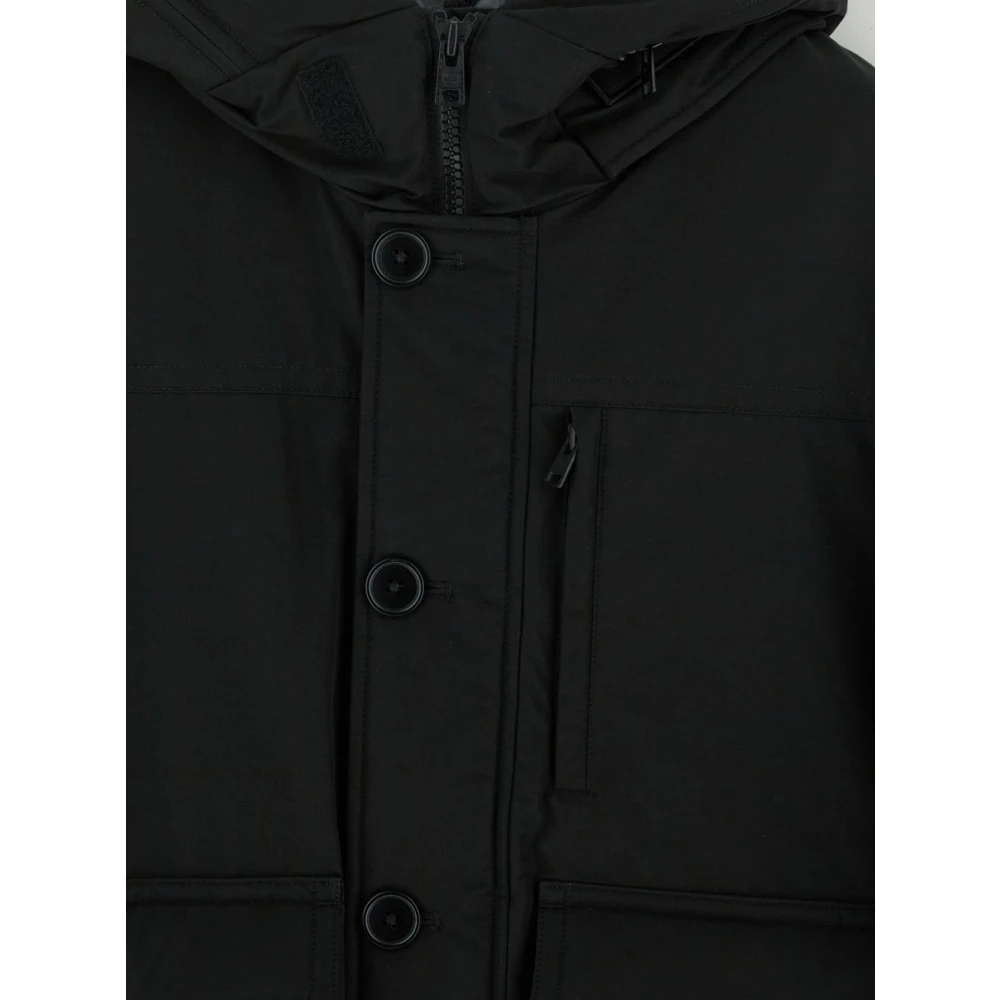 Woolrich Katoenen Ramar Jas Black Heren