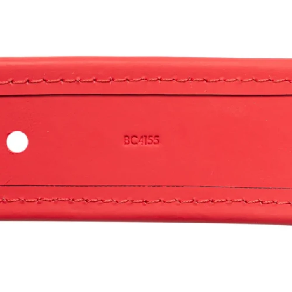 Louis Vuitton Vintage Pre-owned Rubber belts Red Dames