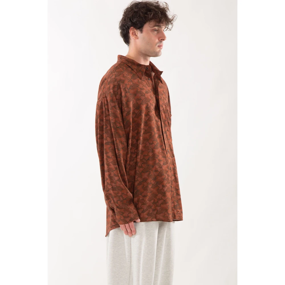 Magliano Beige People's Hand Shirt Brown Heren