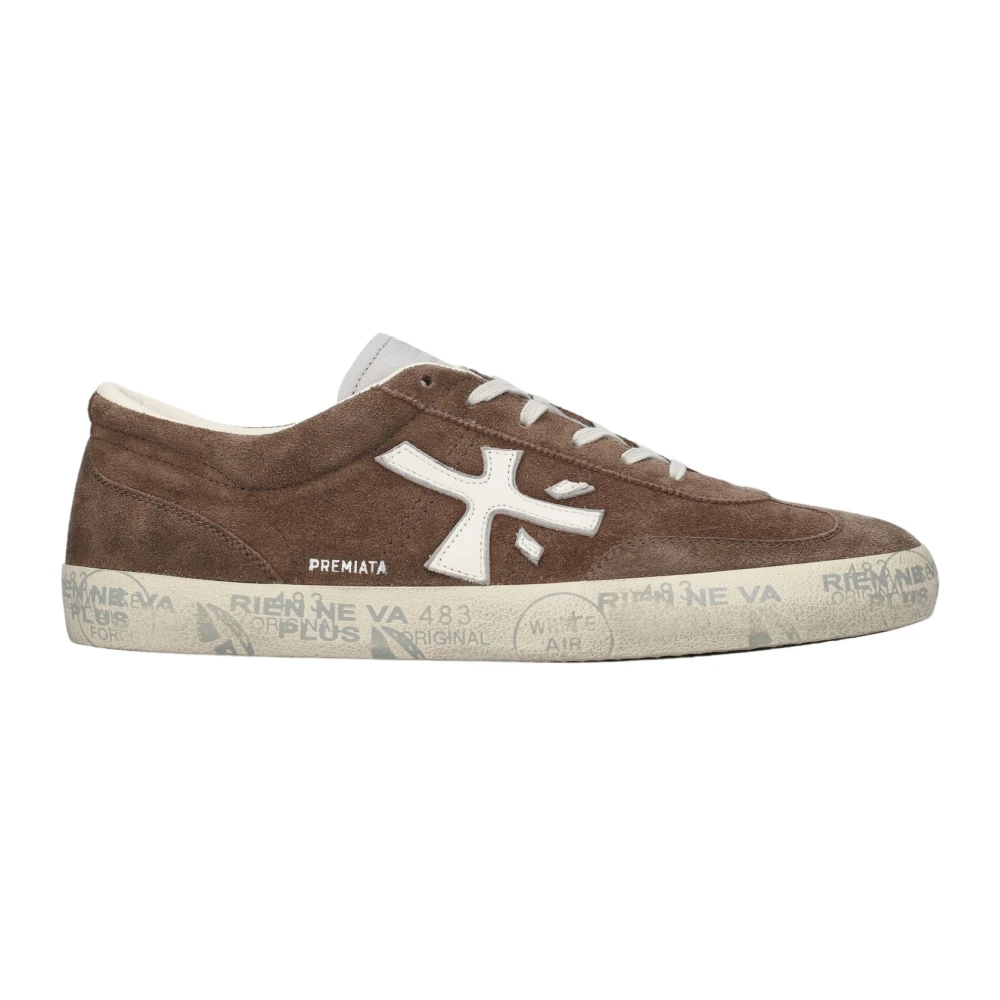 Premiata Men's Brown Sneakers, 10 Uk, David 8094