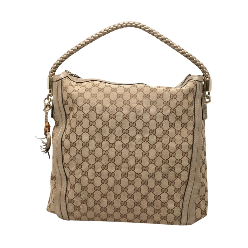 Gucci Vintage Women's Brown Pre-Owned Hobo Bag