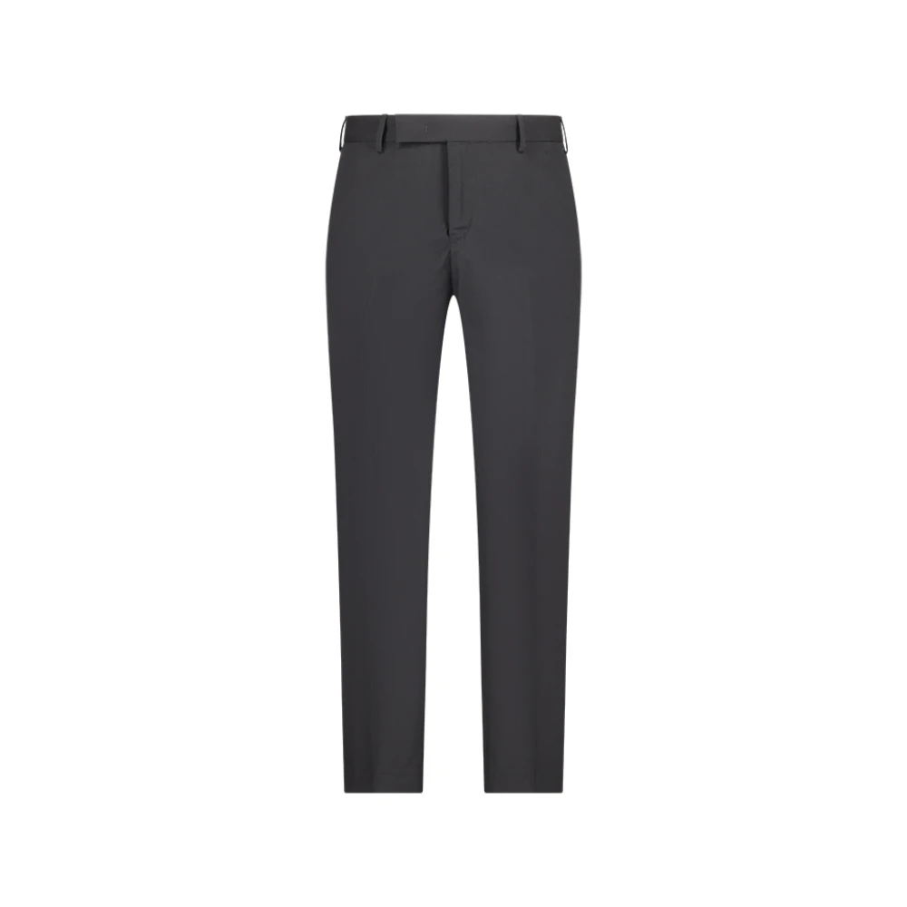 Pt Torino Men's Gray Suit Trousers, 2XL, Stretch Wool Trousers