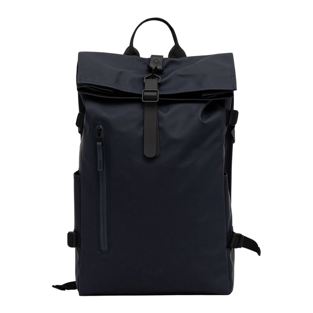 Rains Bleu Large Roll-Top Backpack - Image 3