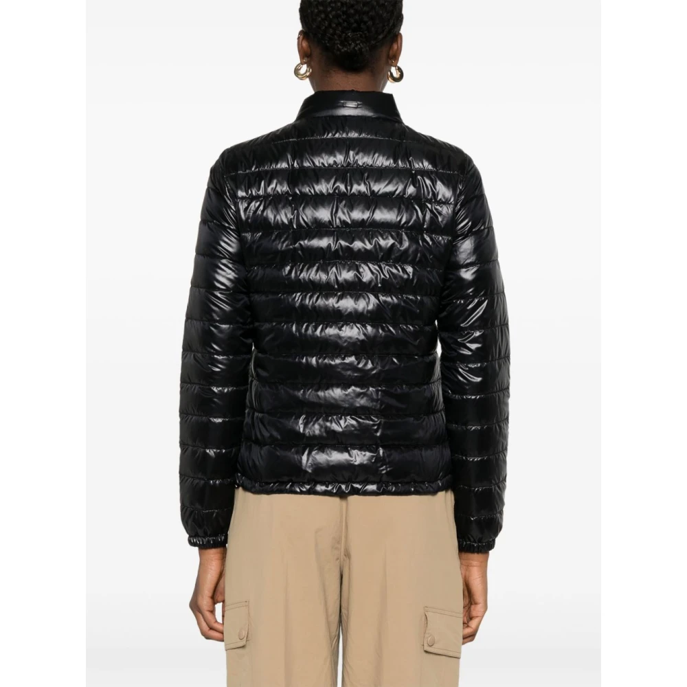 Herno Zwarte Elegante Jas voor Vrouwen Black Dames