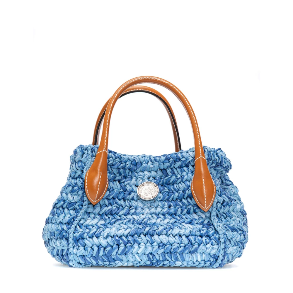Ermanno Scervino Stijlvolle Winkel Tas Blue Dames