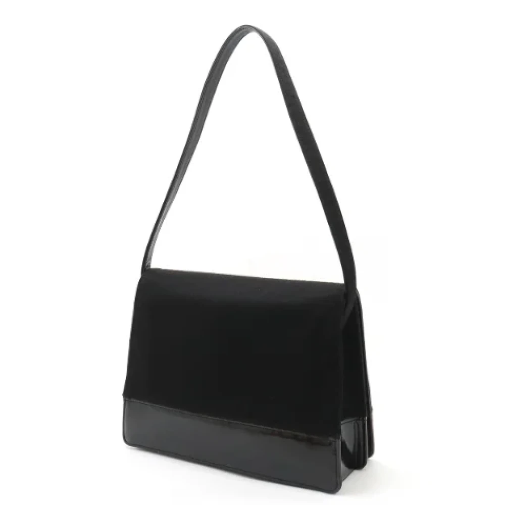Chanel Vintage Pre-owned Canvas chanel-bags Black Dames