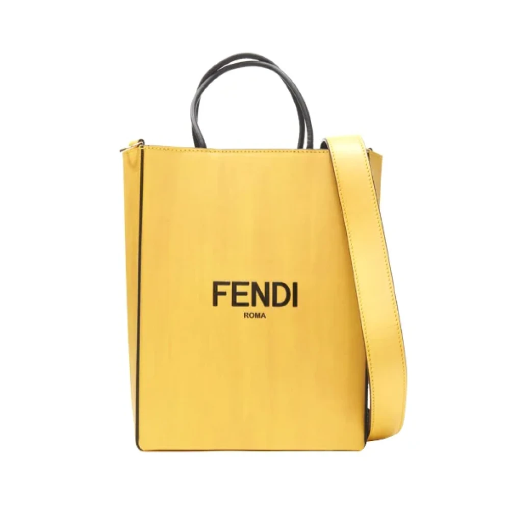 Fendi Leather -bags Yellow Dames
