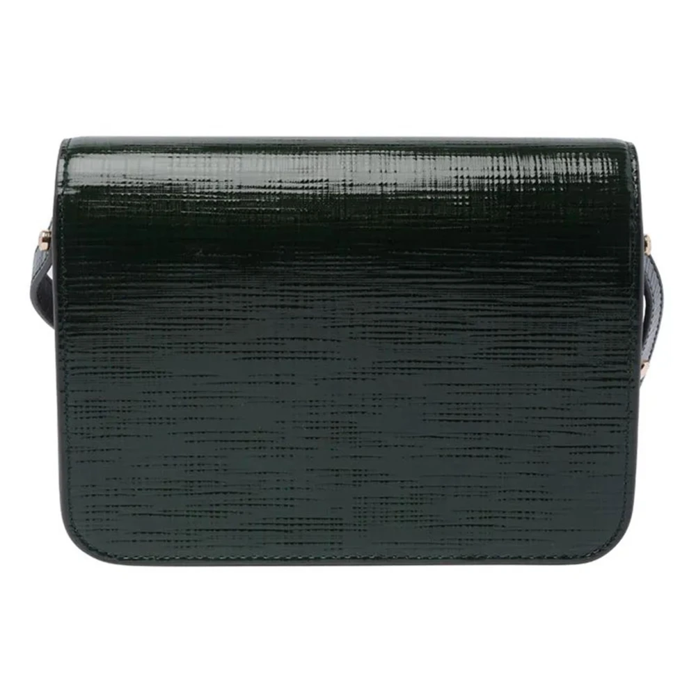 TORY BURCH Omkeerbare Crosshatched Schoudertas Green Dames
