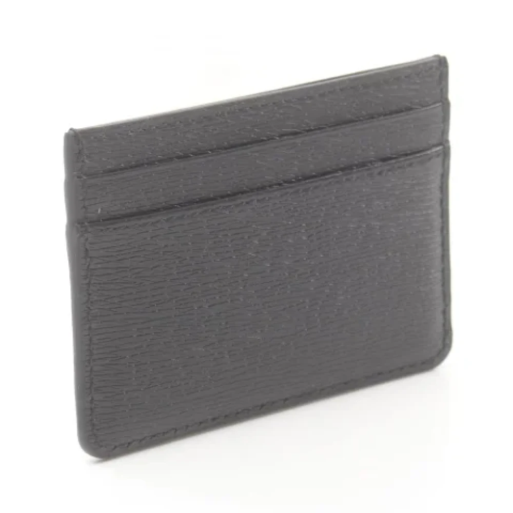 Gucci Vintage Pre-owned Leather wallets Black Dames