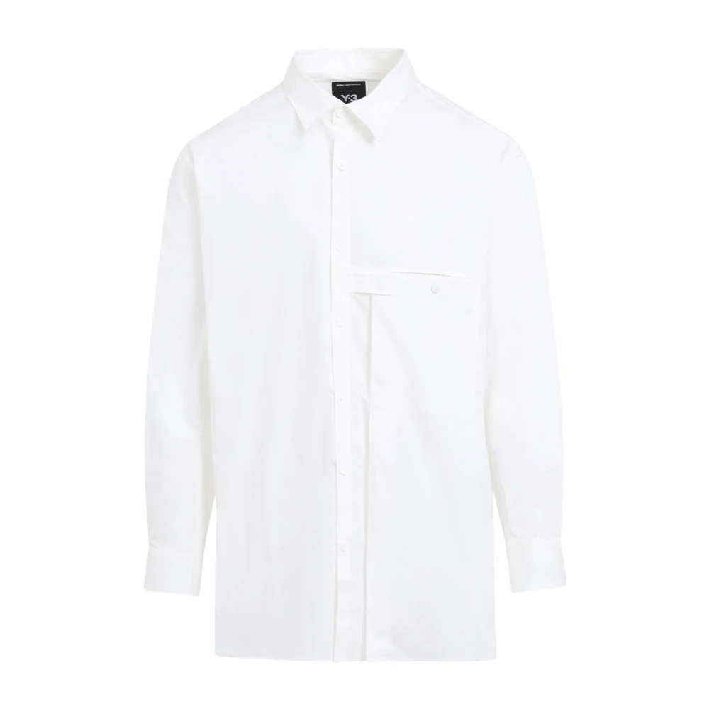 Y-3 Wit Overhemd voor Mannen White Heren