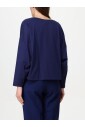 pull-en-tricot-bleu-col-en-v