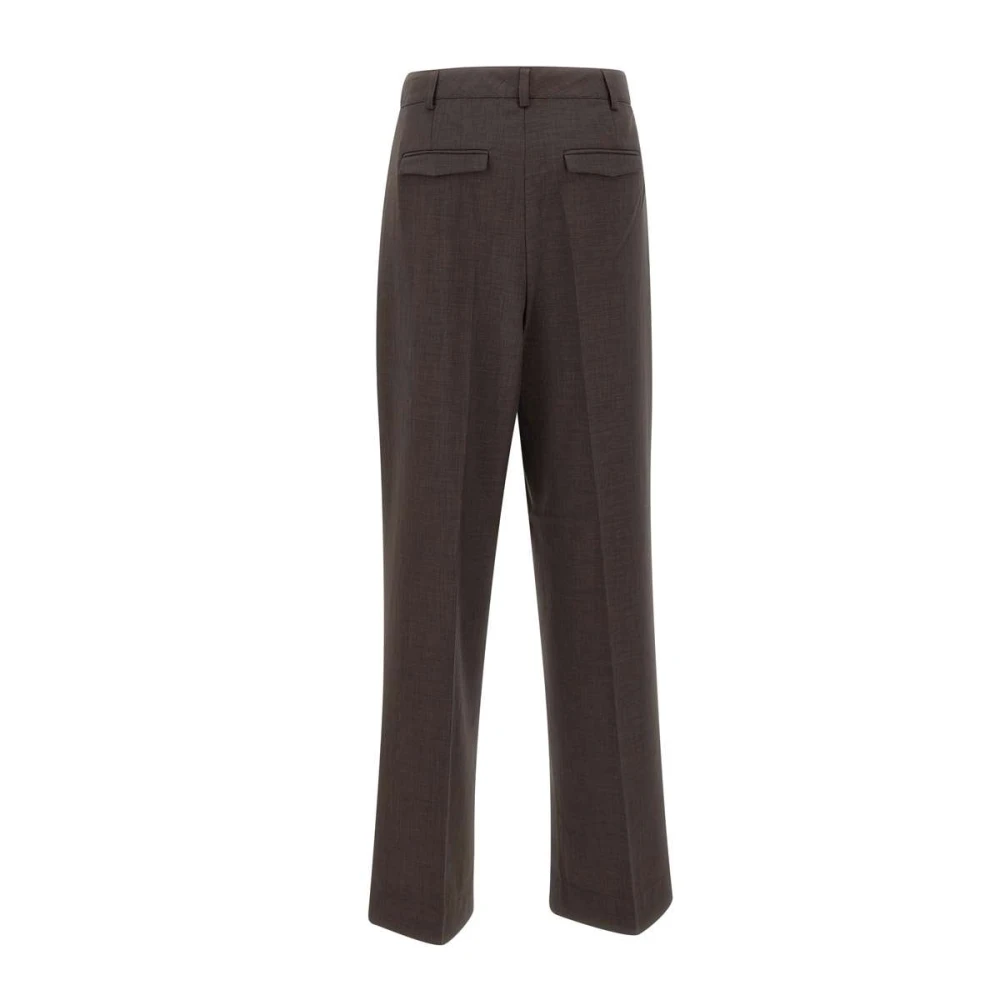 Birgitte Herskind Bruine Crepe Broek Rupert Stijl Brown Dames