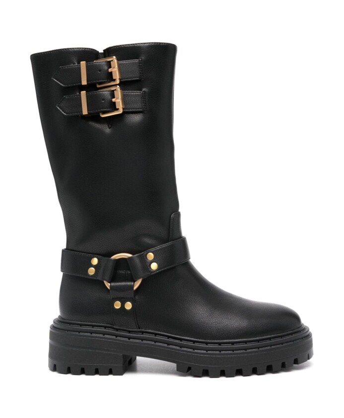 bottes-noires-avec-boucle