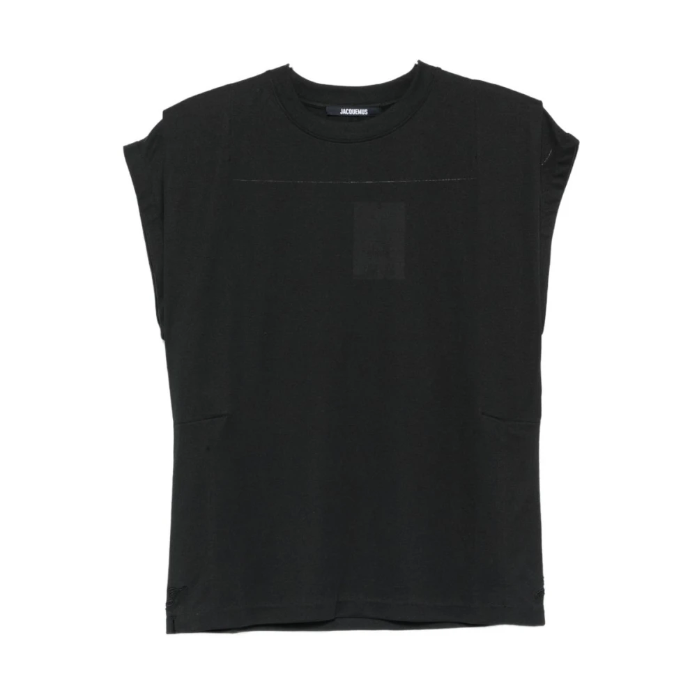 Jacquemus Women's Black T-Shirts, Xs, Ventadou Tanktop