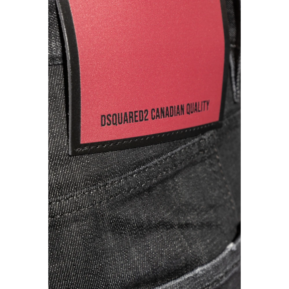 Dsquared2 Tidy Biker Jeans Black Heren