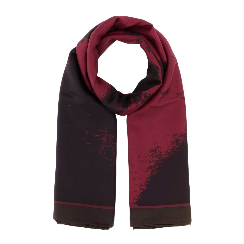 Alexander Mcqueen Multicolor Silk Scarves, Female, One Size, Twill Foulard Scarf