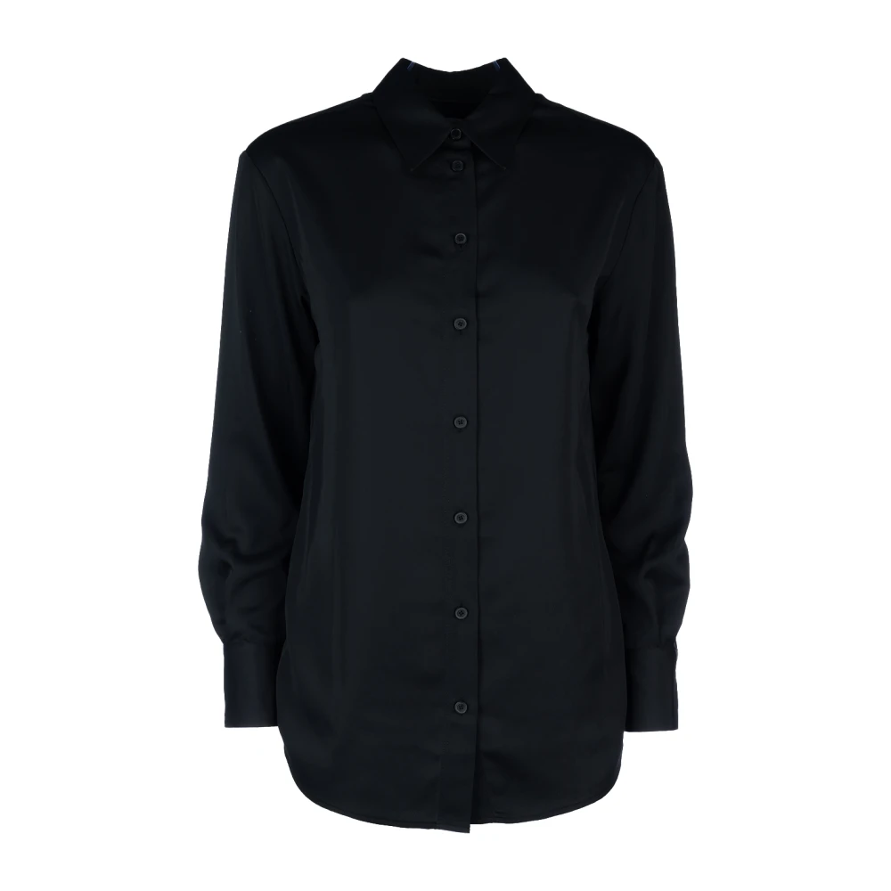 Calvin Klein Casual Katoenen T-Shirt Black Dames