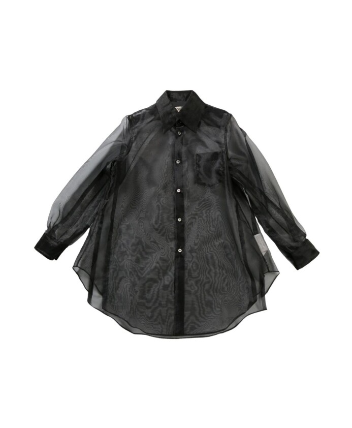 black-button-up-shirt-with-chest-pocket