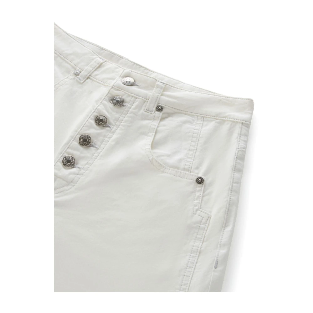 Woolrich Wide Jeans White Dames