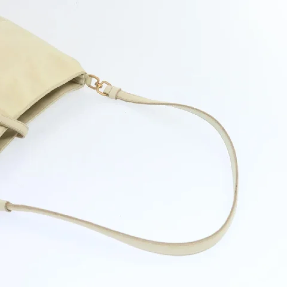 Prada Vintage Pre-owned Fabric prada-bags Beige Dames