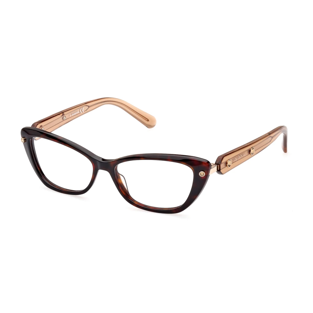 Swarovski Women's Brown Glasses - Glasses - 53 Mm - Accessories