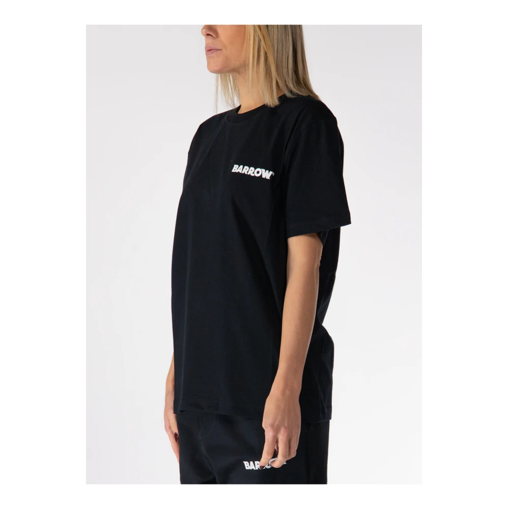 Barrow Iconische Unisex T-shirt Black Dames
