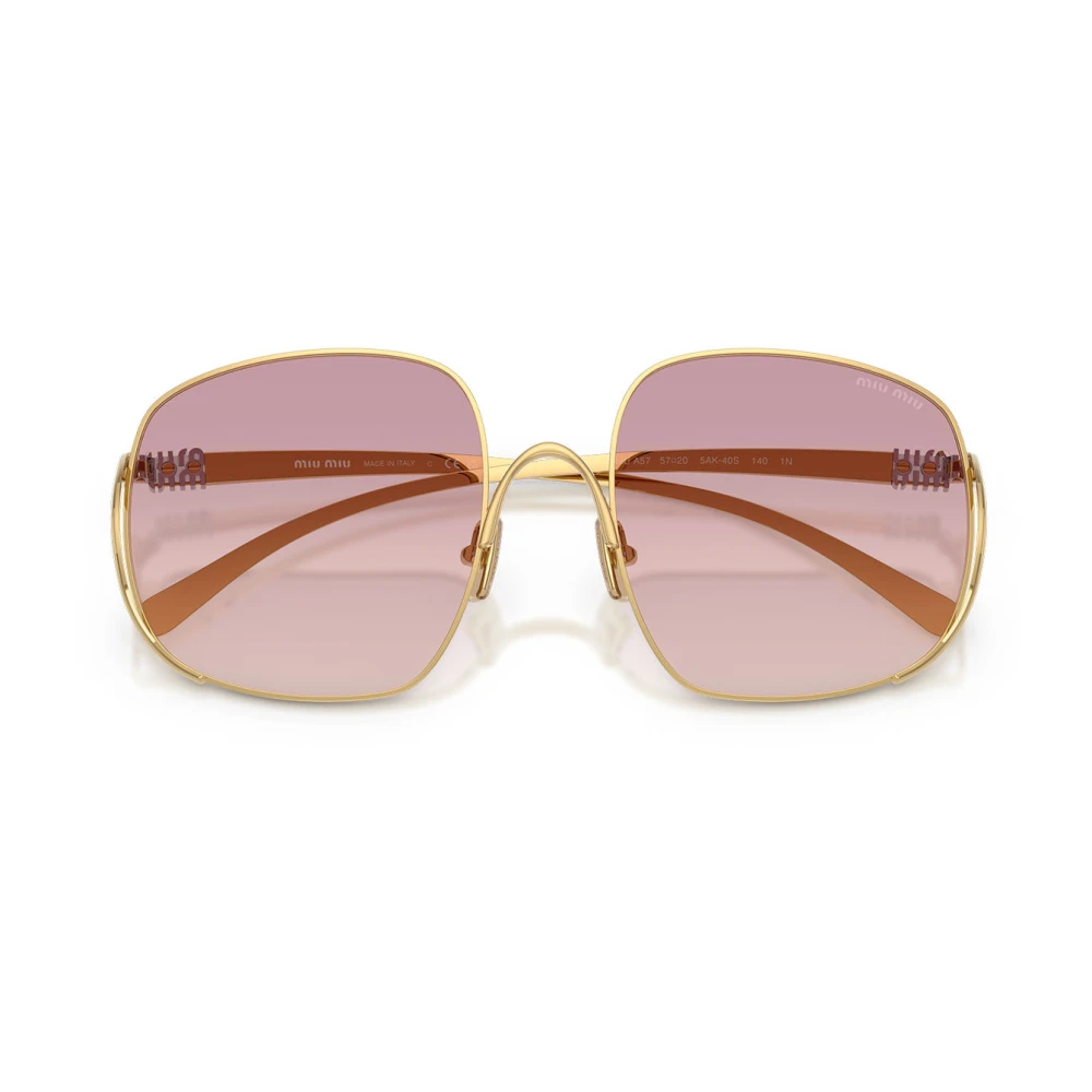 Miu Miu Women's Yellow Sunglasses, 57 Mm, Mua57s Sunglasses