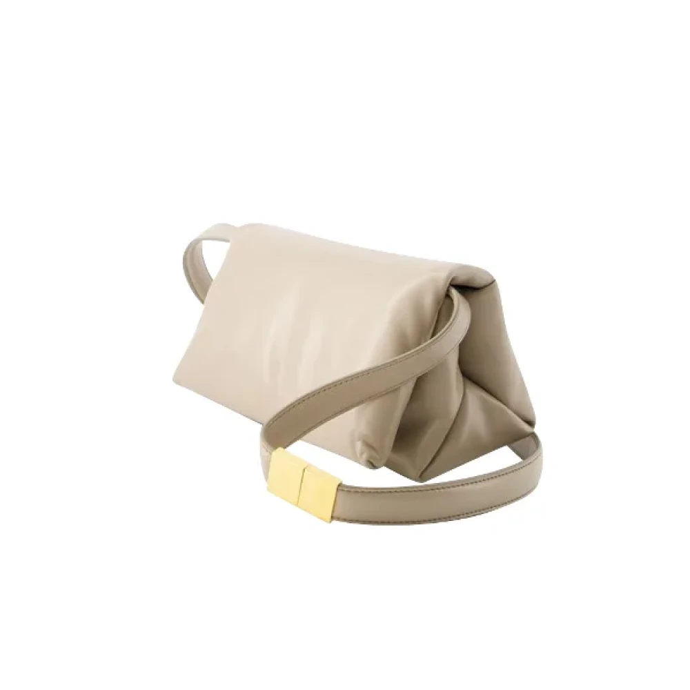 Marni Leather shoulder-bags Beige Dames