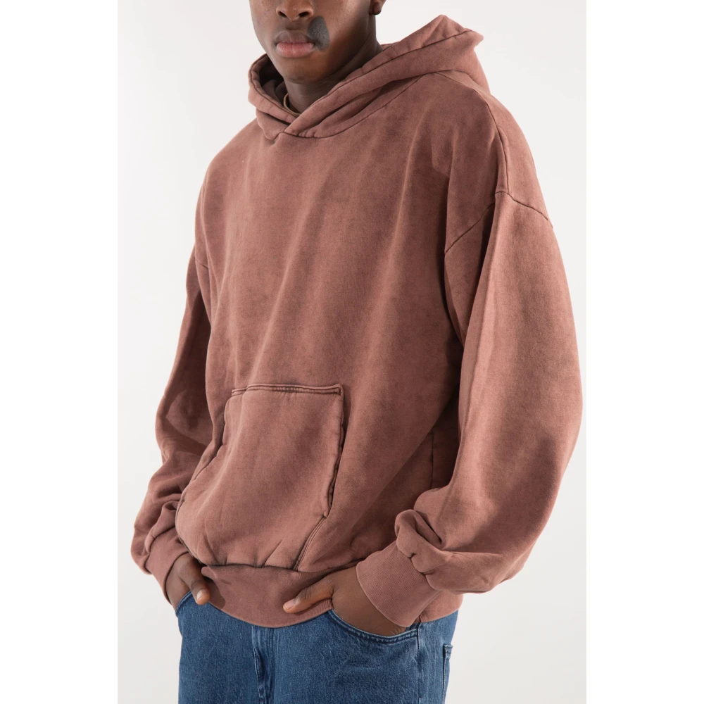 Garment Workshop Marmeren was hoodie Red Heren
