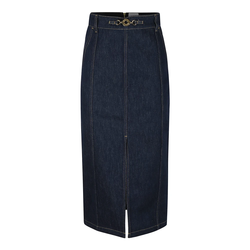 Patou Jewel Potlood Rok Blue Dames