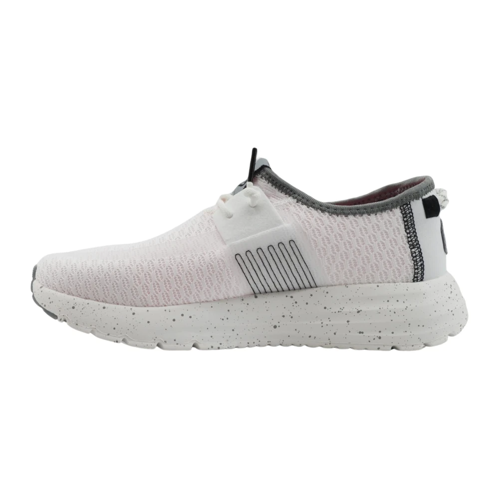 Hey Dude Sirocco Sport Stripe Sneaker Heren Schoenen Wit