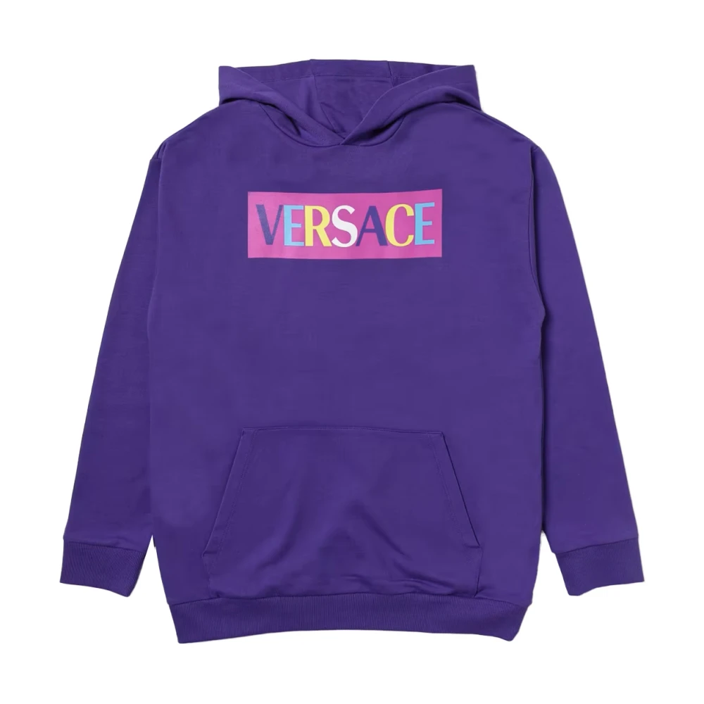 Versace Barn Hoodie Sweatshirt Purple, Flicka