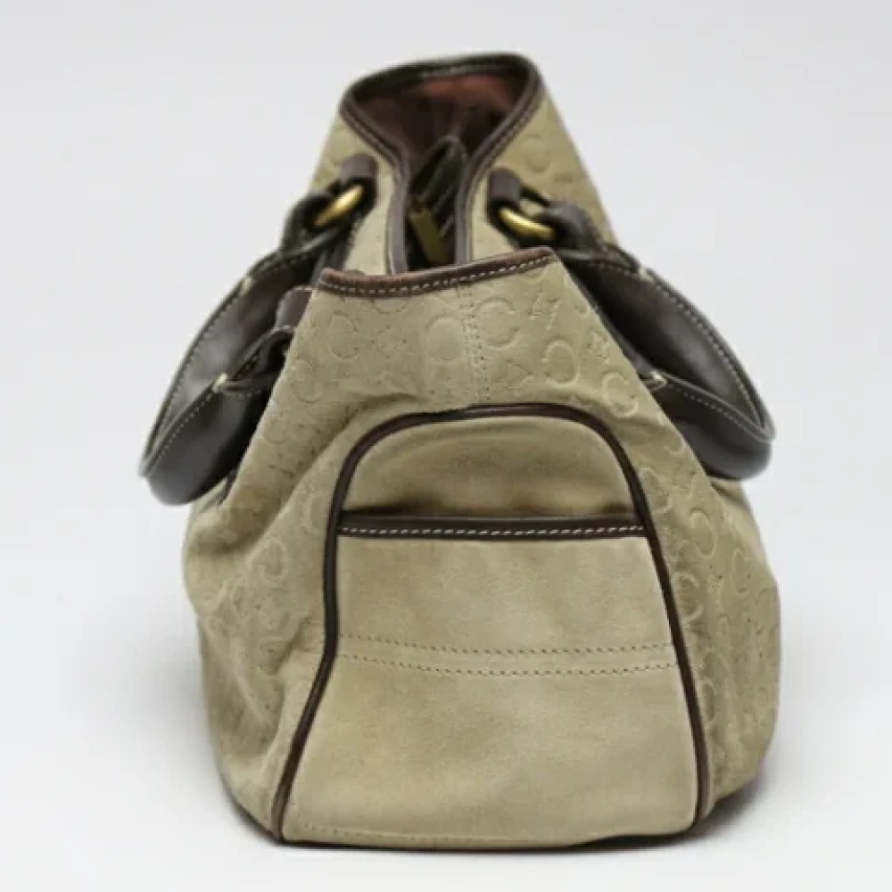 Celine Vintage Pre-owned Fabric celine-bags Beige Dames