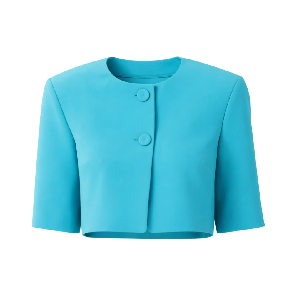 Pinko Women's Blue Blazers, S, Buttoned Jacket