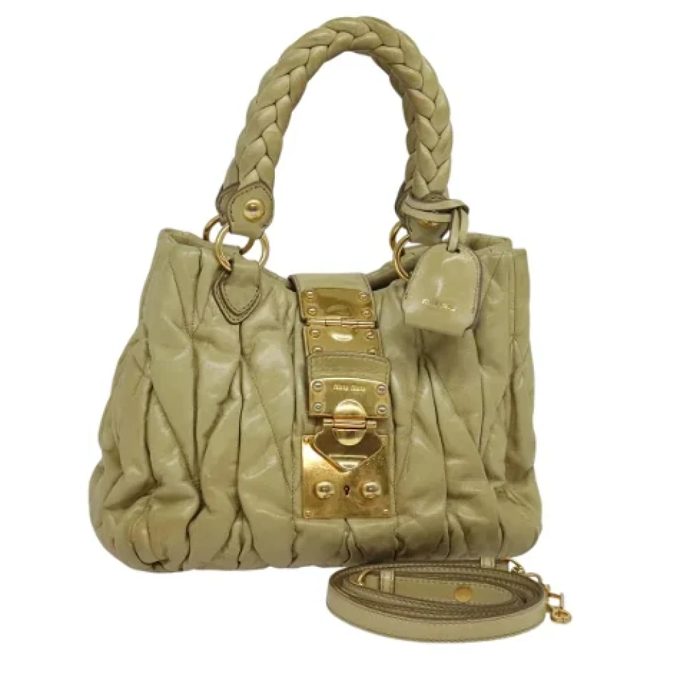 Pre-owned > Pre-owned Bags > Pre-owned Handbags - - Miu Miu Pre-owned - Modalova