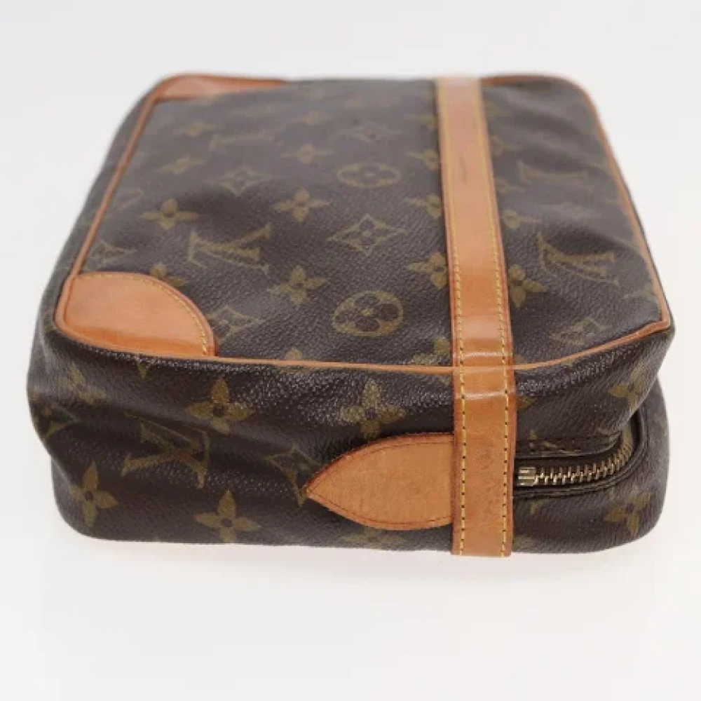 Louis Vuitton Vintage Pre-owned Canvas clutches Brown Dames
